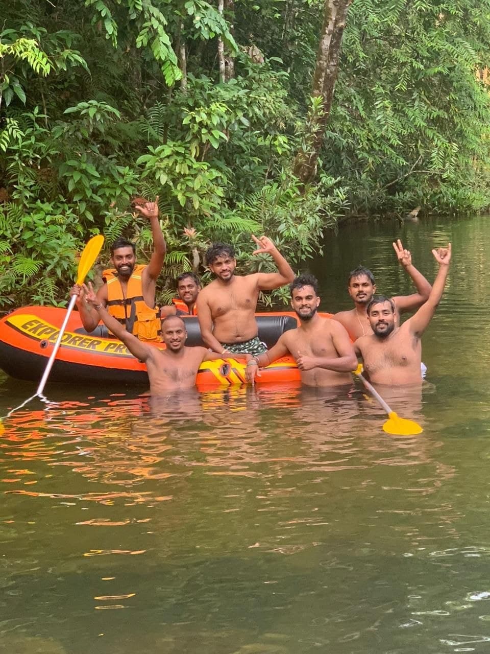 Group River Swimming & Boating